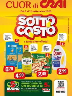 crai - Volantino attuale di Crai valido dal giovedì 03/09/2026 al sabato 12/09/2026