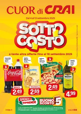 crai - Volantino Crai valido dal 04/09 al 13/09