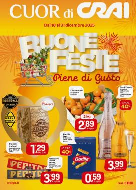 crai - Volantino Crai - Cuor di Crai valido dal 18/12 al 31/12
