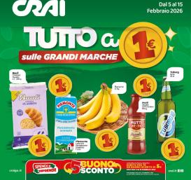 crai - Volantino Crai valido dal 05/02/2026 al 15/02/2026