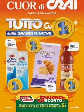 crai - Volantino Crai - Cuor di Crai valido dal 05/02/2026 al 15/02/2026