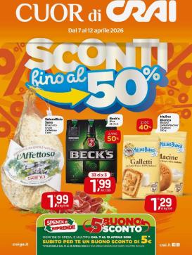 crai - Volantino Crai - Cuor di Crai valido dal 07/04/2026 al 12/04/2026