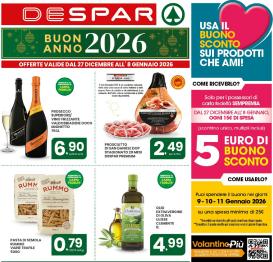 despar - Volantino Despar - Buon Anno 2026 valido dal 27/12 al 08/01
