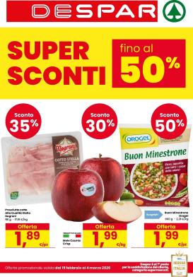 despar - Volantino Despar valido dal 19/02/2026 al 04/03/2026