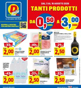dpiu - Volantino DPiù per la prossima settimana dal lunedì 03/08/2026 al domenica 16/08/2026