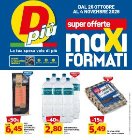 dpiu - Volantino DPiù per la prossima settimana dal lunedì 26/10/2026 al mercoledì 04/11/2026