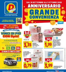 dpiu - Volantino DPiù valido dal 15/09 al 01/10