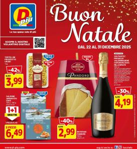 dpiu - Volantino DPiù - Buon Natale valido dal 22/12 al 31/12