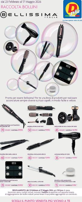 dpiu - Volantino DPiù - Bellissima valido dal 23/02/2026 al 17/05/2026