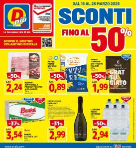 dpiu - Volantino DPiù valido dal 16/03/2026 al 25/03/2026