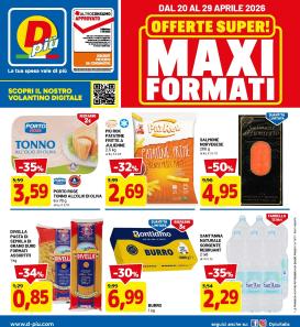 dpiu - Volantino DPiù per la prossima settimana dal lunedì 20/04/2026 al mercoledì 29/04/2026