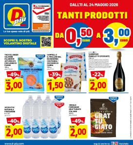 dpiu - Volantino DPiù per la prossima settimana dal lunedì 11/05/2026 al domenica 24/05/2026