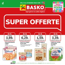 basko - Volantino attuale di Basko - Super offerte valido dal mercoledì 03/06/2026 al lunedì 15/06/2026