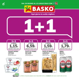 basko - Volantino attuale di Basko valido dal martedì 30/06/2026 al lunedì 13/07/2026