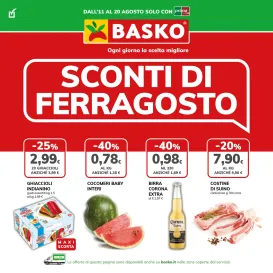 basko - Volantino attuale di Basko valido dal martedì 11/08/2026 al giovedì 20/08/2026