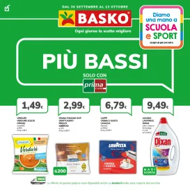 basko - Volantino Basko - Più Bassi valido dal 30/09 al 13/10