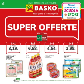 basko - Volantino Basko - Super offerte valido dal 28/10 al 10/11