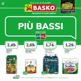 basko - Volantino Basko valido dal 11/11 al 26/11