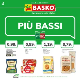 basko - Volantino Basko valido dal 03/01 al 12/01