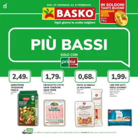 basko - Volantino Basko - Più Bassi valido dal 27/01 al 09/02