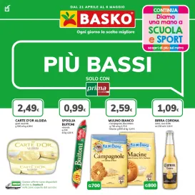 basko - Volantino attuale di Basko valido dal martedì 21/04/2026 al mercoledì 06/05/2026