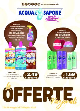 saponi-e-profumi - Volantino Saponi e Profumi valido dal 18/05 al 07/06