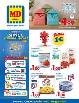 md-discount - Volantino futuro MD valido dal martedì 19/05/2026 al domenica 31/05/2026