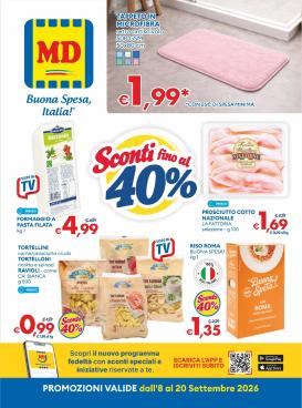 md-discount - Volantino attuale di MD valido dal martedì 08/09/2026 al domenica 20/09/2026