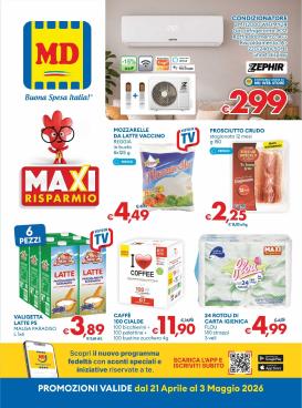 md-discount - Volantino futuro MD valido dal martedì 21/04/2026 al domenica 03/05/2026