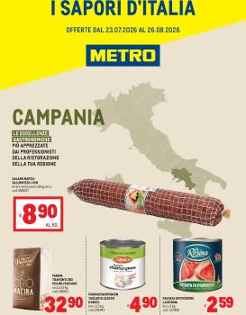 metro - Volantino attuale di Metro - Campania valido dal giovedì 23/07/2026 al mercoledì 26/08/2026