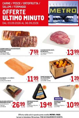 metro - Volantino attuale di Metro - Offerte ultimo minuto valido dal giovedì 03/09/2026 al domenica 06/09/2026