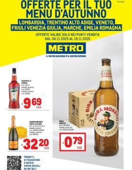 metro - Volantino Metro valido dal 06/11 al 19/11