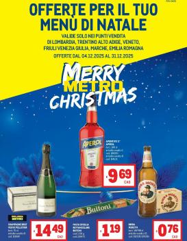 metro - Volantino Metro valido dal 04/12 al 31/12