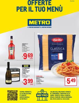 metro - Volantino Metro - Lombardia, Trentino Alto Adige, Veneto, Friuli Venezia Giulia, Marche, Emilia Romagna valido dal 05/03/2026 al 18/03/2026