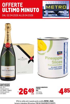 metro - Volantino Metro - Offerte ultimo minuto valido dal 02/04/2026 al 08/04/2026