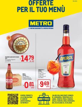 metro - Volantino Metro valido dal 02/04/2026 al 15/04/2026