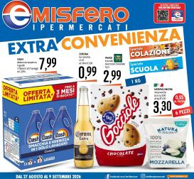 emisfero - Volantino attuale di Emisfero valido dal giovedì 27/08/2026 al mercoledì 09/09/2026