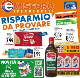 emisfero - Volantino attuale di Emisfero valido dal lunedì 19/10/2026 al mercoledì 28/10/2026