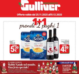 gulliver - Volantino Gulliver valido dal 25/11 al 08/12