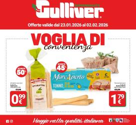 gulliver - Volantino Gulliver valido dal 23/01 al 02/02