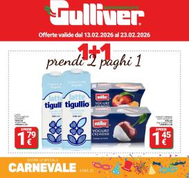 gulliver - Volantino Gulliver valido dal 13/02/2026 al 23/02/2026