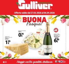 gulliver - Volantino Gulliver - Buona Pasqua valido dal 27/03/2026 al 06/04/2026