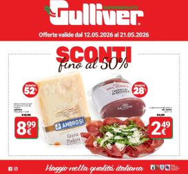 gulliver - Volantino attuale di Gulliver - Sconti fino al 50% valido dal martedì 12/05/2026 al giovedì 21/05/2026