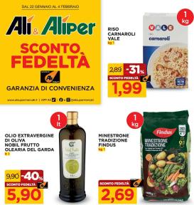 ali-aliper - Volantino Ali - Aliper valido dal 22/01 al 04/02
