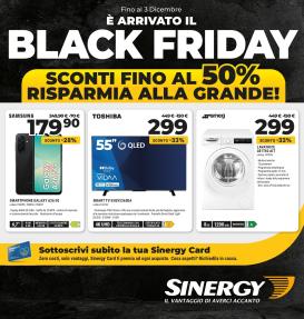 sinergy - Volantino Sinergy - Black Friday valido dal 21/11 al 03/12