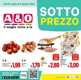 a-o - Volantino attuale di A&O valido dal mercoledì 22/07/2026 al martedì 04/08/2026