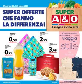 a-o - Volantino A&O valido dal 12/03/2026 al 25/03/2026