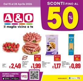 a-o - Volantino attuale di A&O valido dal mercoledì 15/04/2026 al martedì 28/04/2026