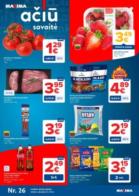 maxima - MAXIMA - Kaininis leidinys Nr.26 (2026 06 23 - 2026 06 29)