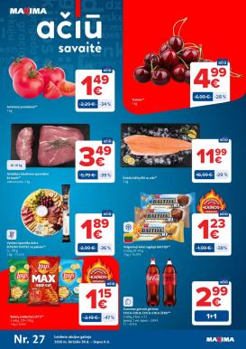 maxima - MAXIMA - Kaininis leidinys Nr.27 (2026 06 30 - 2026 07 06)